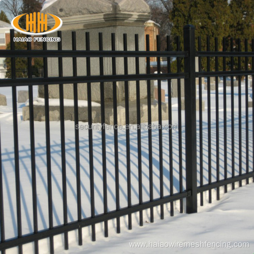 Hot selling steel rod top fencing panels